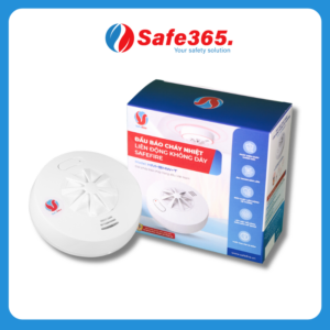 Đầu báo cháy nhiệt tự động liên động không dây SafeFire HM-5HW-T (Có quà tặng) 39