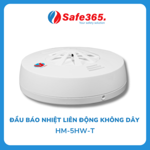 Đầu báo cháy nhiệt tự động liên động không dây SafeFire HM-5HW-T (Có quà tặng) 40