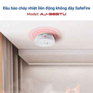 Đầu Báo Cháy Nhiệt Liên Động Không Dây SafeFire AJ-965TU4 Có Kiểm Định 70