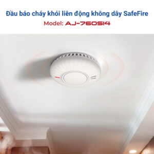 Đầu Báo Cháy Khói Liên Động Không Dây SafeFire AJ-760SI04 (TNF-X) AJ 760SI42