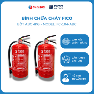 Bình chữa cháy bột và bình chữa cháy CO2, loại nào tốt hơn? BINH CAU CHUA CHAY BOT FICO 4KG 1
