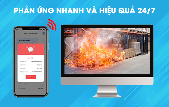 Bao chay ve dien thoai safefire