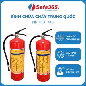 Bình cứu hỏa bột, Bình chữa cháy bột 4Kg ABC