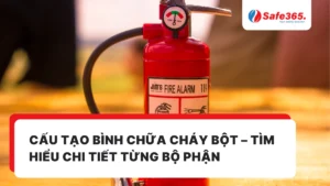 Cấu tạo bình chữa cháy bột