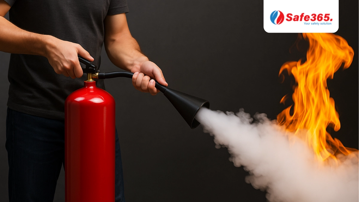 Hướng dẫn cách sử dụng bình chữa cháy CO2 an toàn