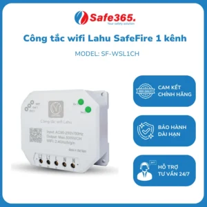 Công tắc wifi Lahu SafeFire 1-2-4 kênh, điều khiển mọi thiết bị thông qua app điện thoại.