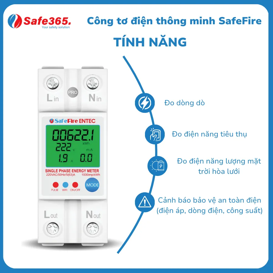 Công tơ điện thông minh SafeFire, bản ENTEC thường Công tơ điện thông minh SafeFire, bản ENTEC thường - Ảnh 5