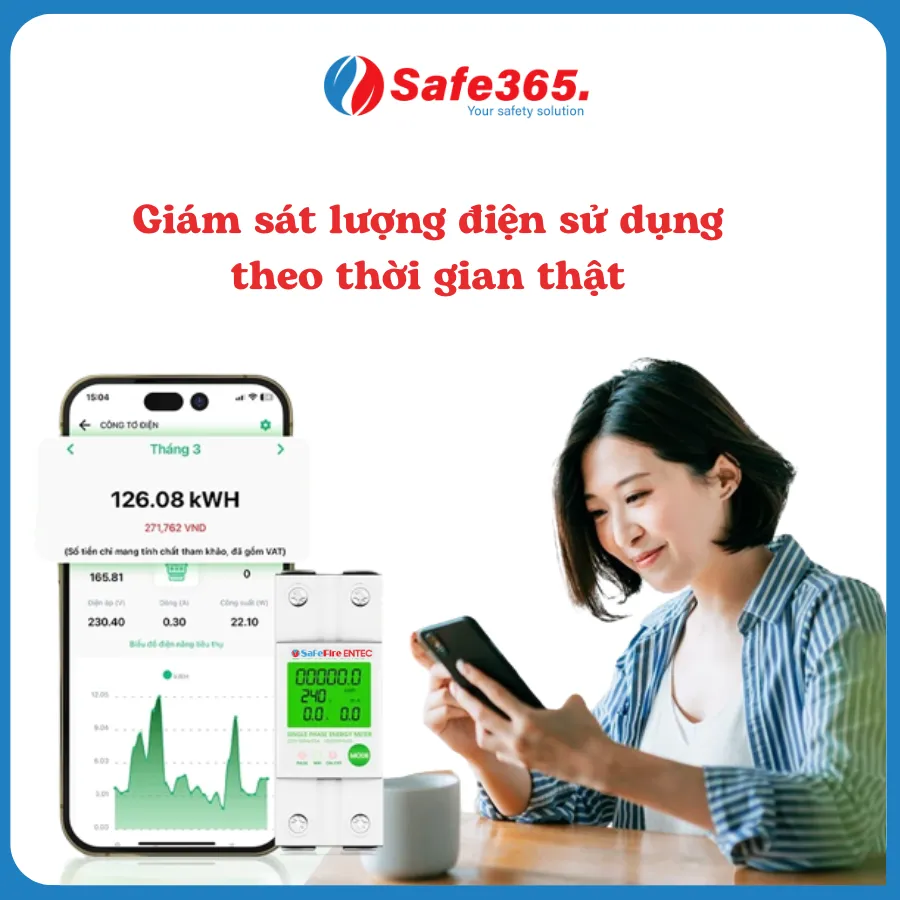 Công tơ điện thông minh SafeFire, bản ENTEC thường Công tơ điện thông minh SafeFire
