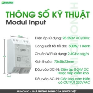 modul input hunonic 3