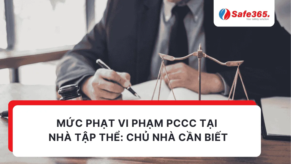 Mức phạt vi phạm PCCC tại nhà tập thể: Chủ nhà cần biết Phạt Pccc nhà tập thể