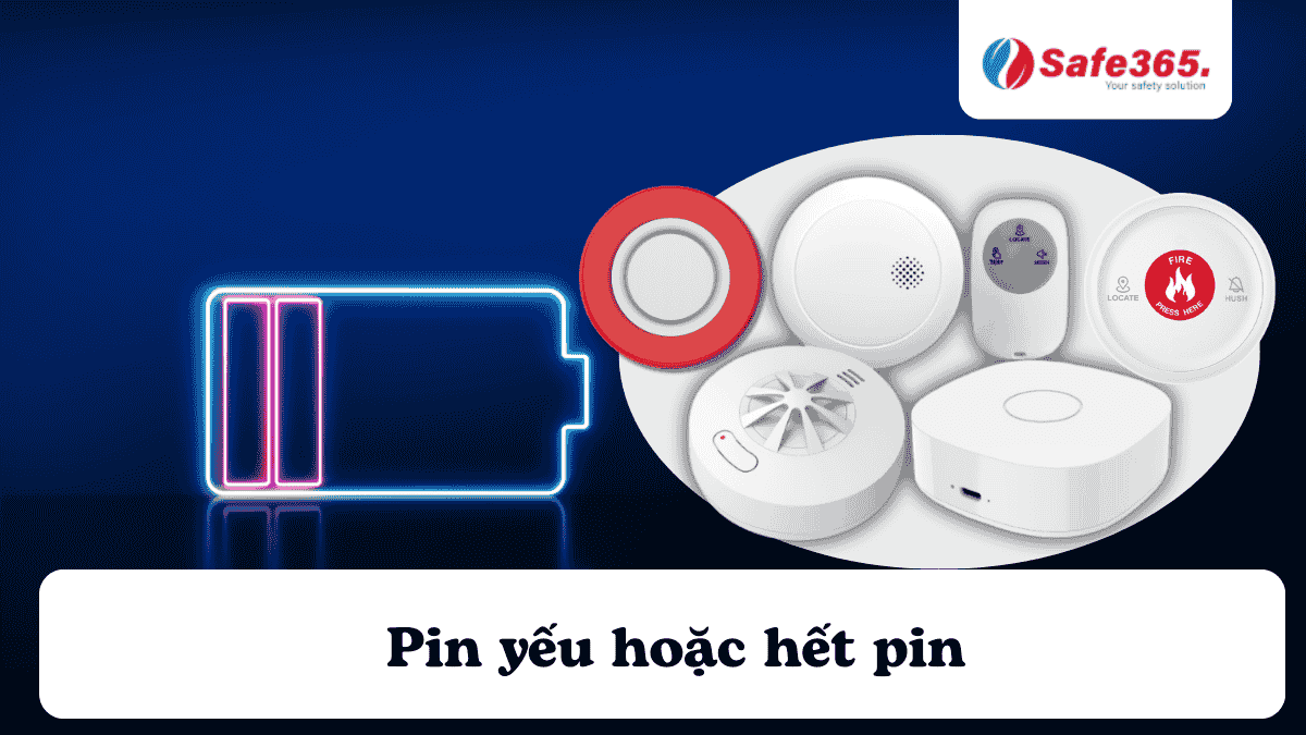 Pin yếu hoặc hết pin