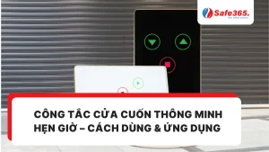Công tắc cửa cuốn thông minh hẹn giờ – Cách dùng & ứng dụng