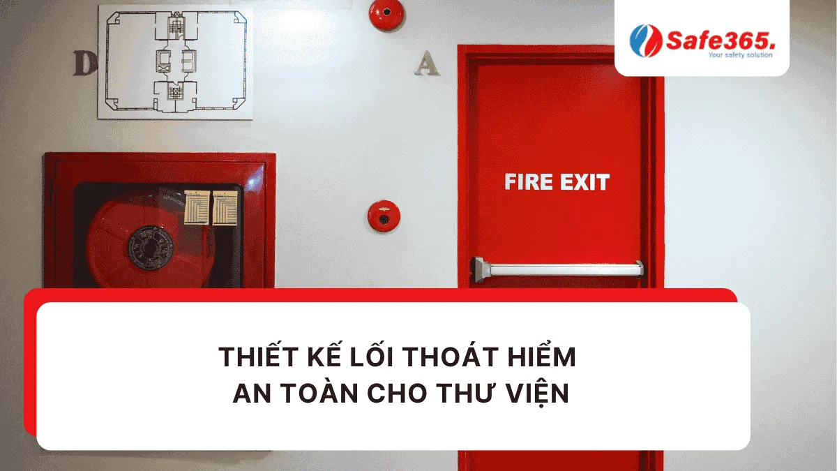 Thiết kế lối thoát hiểm an toàn cho thư viện Lối thoát hiểm thư viện